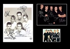 A4 Size Signed Westlife Mark