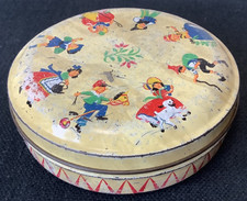 Vintage George W Horner Nursery Rhyme Toffee Tin 1930s