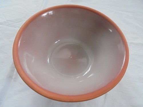 Terracotta bowl glazed inside - bowl,