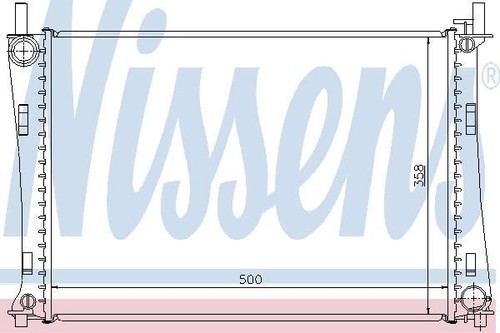 Nissens radiator for ford - nissens,