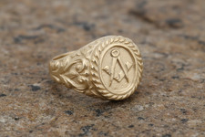 9ct Yellow Gold Masonic Ring