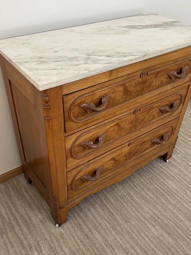 Victorian burl walnut tiger - burl,