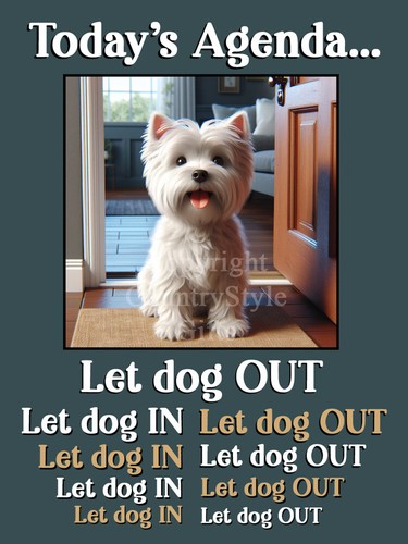 Westie dog funny flexible - westie,