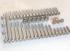 Honda CR250R 1985-91 Engine Covers 65 Stainless Socket Allen Bolts Dome Nuts Kit