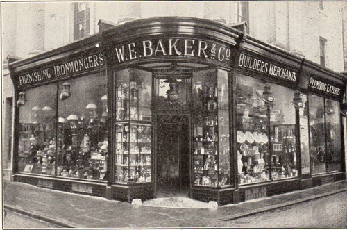 Early postcard shopfront - postcard,