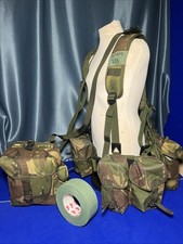 British Army DPM PLCE Webbing Set With Yoke, Belt and Pouches, Grab Bag Airsoft