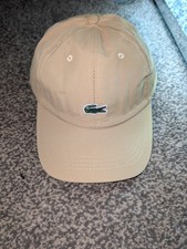 Lacoste Low Peak Cap beige