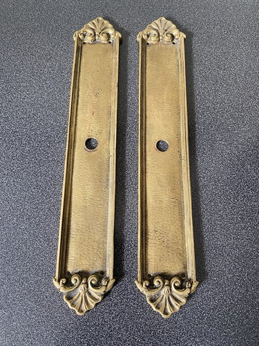 Antique french brass door - french,