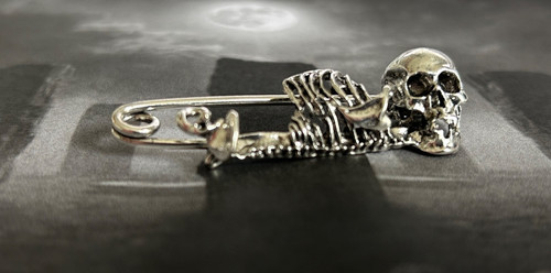 Metal gothic skeleton skull - metal,