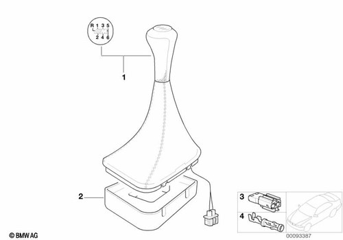 Bmw genuine shift lever - bmw,