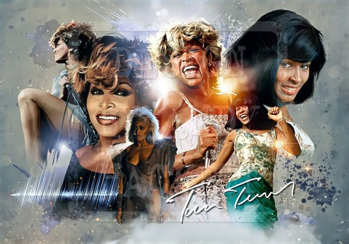 Tina turner tribute poster - tina, a3