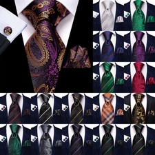 Hi-Tie Mens Tie Gold Navy