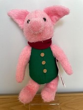Disney Piglet Soft Toy Christopher Robin Live Action Film Winnie The Pooh w Tags