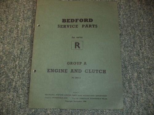 Bedford type service parts - r/s,