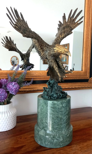 Bronze eagle falcon - eagle,