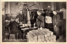 Vtg Antique Postcard Royal Mint Chancellor Balance Black White Industrial Photo
