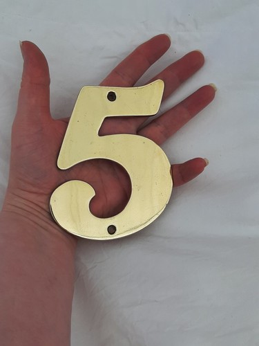 Vintage large solid - large, brass