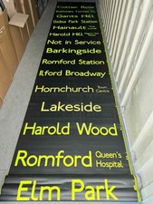 London Rainham & Romford Enviro 200 Main Front Smart Bus Destination Blind 2009