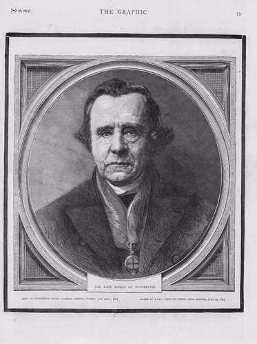 1873 antique print portrait - antique,