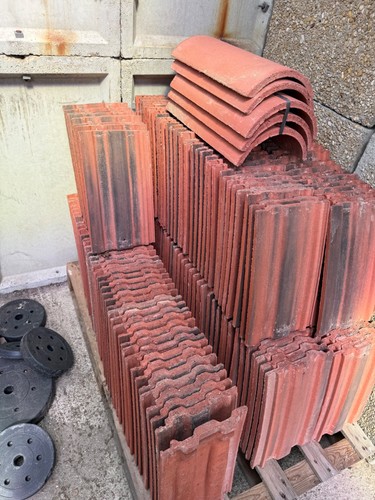 Roof tiles red land - red, 49'rs