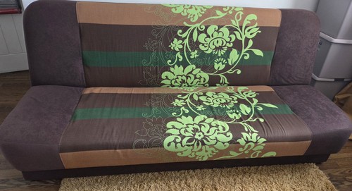 Folding futon sofa bed with - sofa,