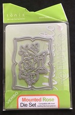Mounted Rose flower frame