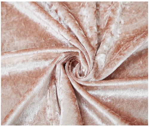 Rose gold crushed velvet - gold,
