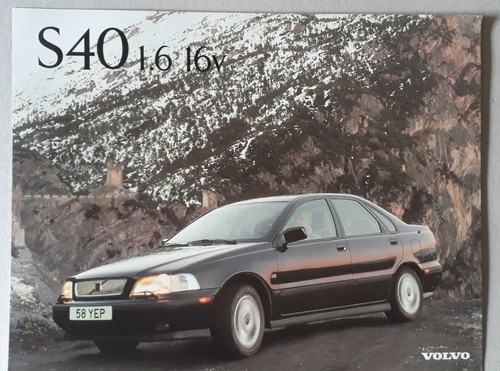 Volvo s40 16v leaflet - volvo, /