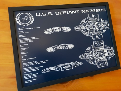 Star trek uss defiant - star,
