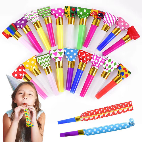 50pc party blowout whistles - 20/50pc,