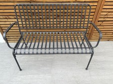 Metal Garden Bench 2-Seater