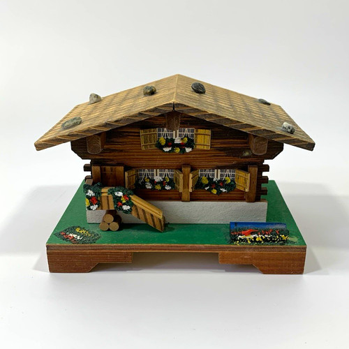Vintage swiss chalet wooden - vintage,