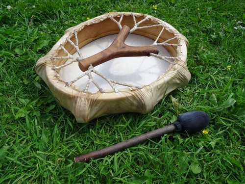 Sami style buffalo hide - 16",