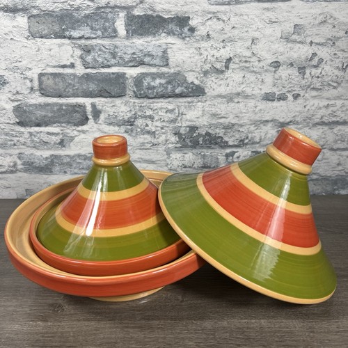 Pair moroccan style ceramic - of,