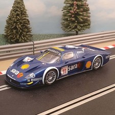 Scalextric 1:32 Digital Car - C2904D Blue Maserati MC12 #11 *LIGHTS* #S