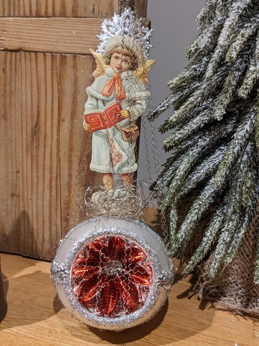 Vintage german glass bauble - glass,