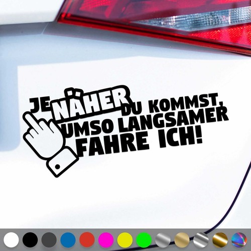 The closer you - , sticker