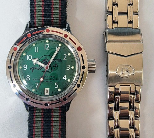 Vostok amphibia 420386 watch - amphibia,