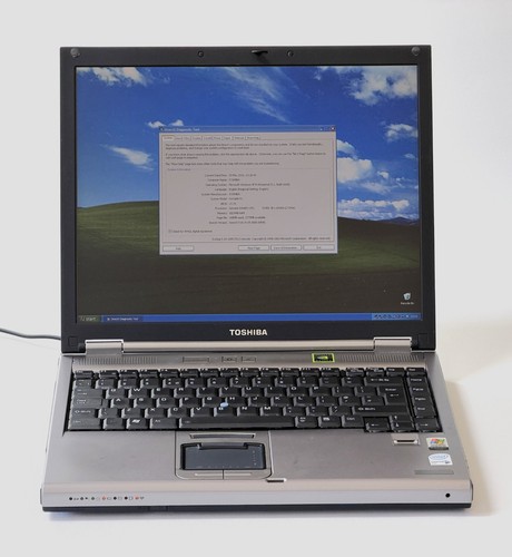 Retro toshiba tecra - toshiba, laptop