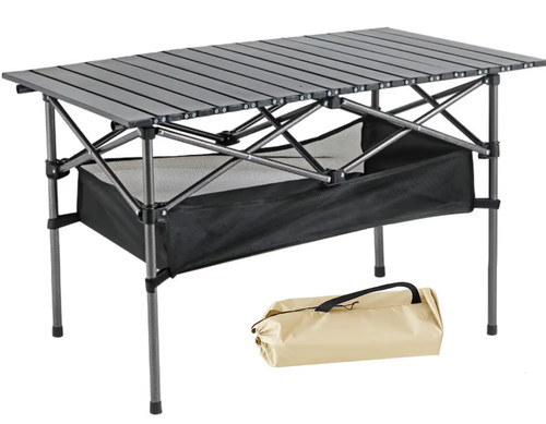 Foldable camping table alloy - foldable,