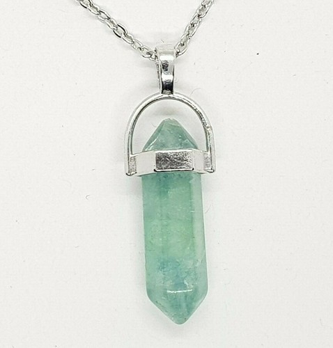 Green amethyst necklace - amethyst,