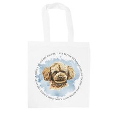 Miniature Poodle Tote Bag -