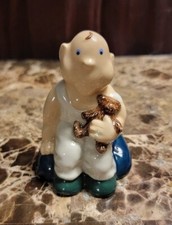 Vintage Wade International Collectors Club Baby with Teddy Bear Membership Piece