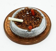 Dolls House Silver Ashtray