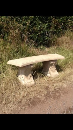 Garden bench cast - bench,