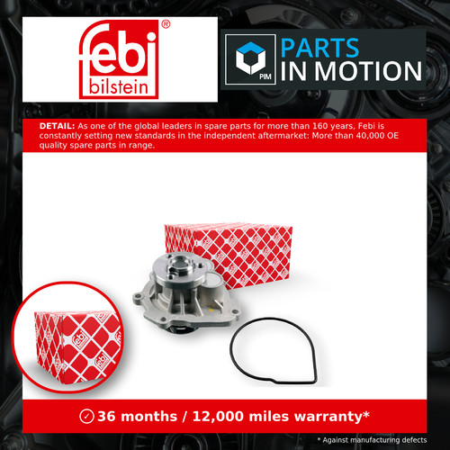 Water pump fits vauxhall - pump,