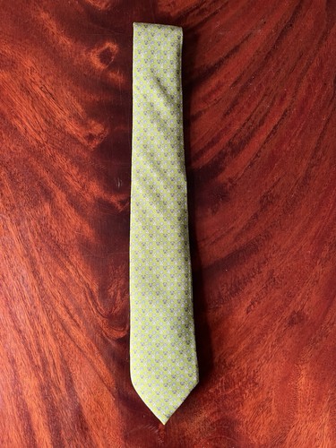 Hermes tie 6294 lime - tie,