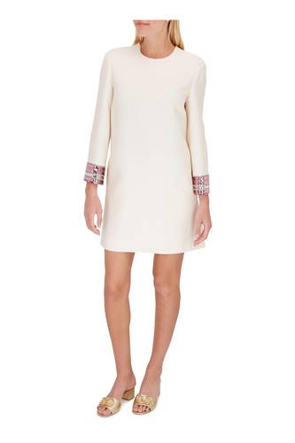 Valentino ivory crepe couture - valentino,