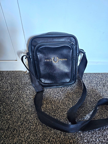 Fred perry black leather - black,