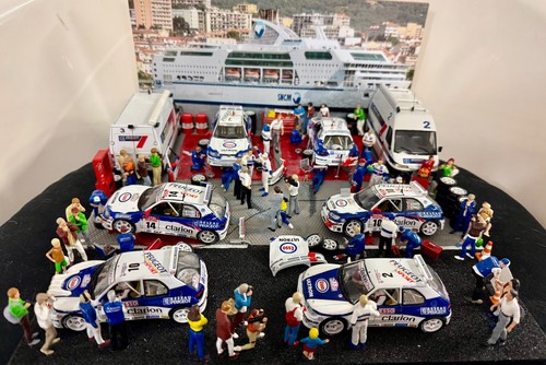 Diorama assistance rallye - assistance,